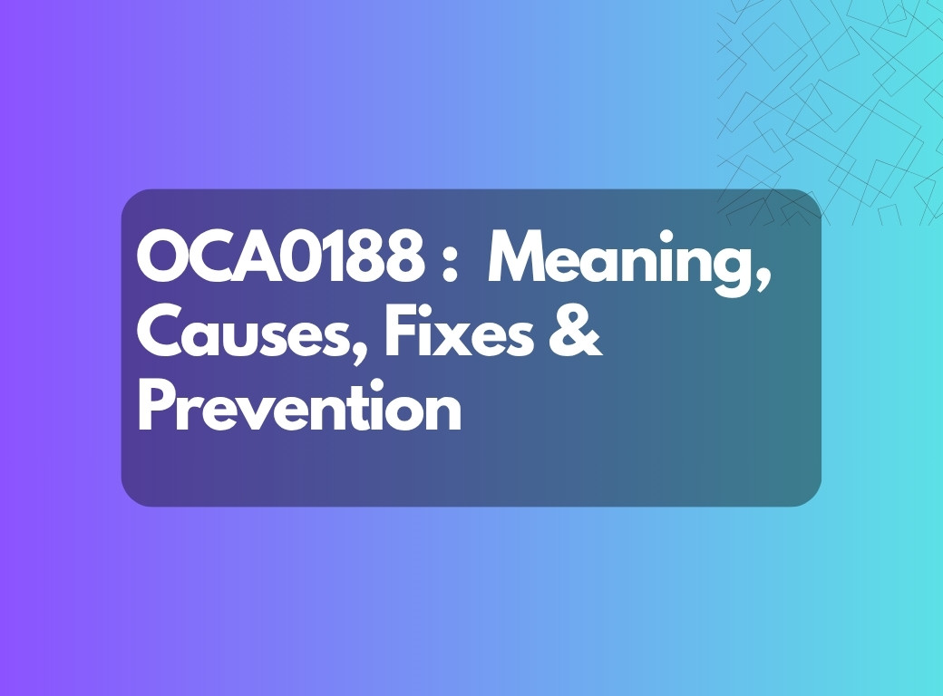 OCA0188