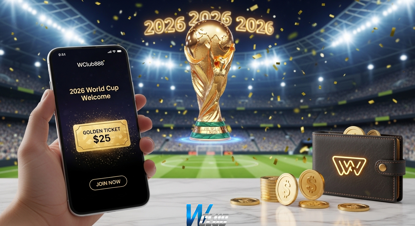 WClub888 World Cup 2026: Claim $25 free Sign Up Credit