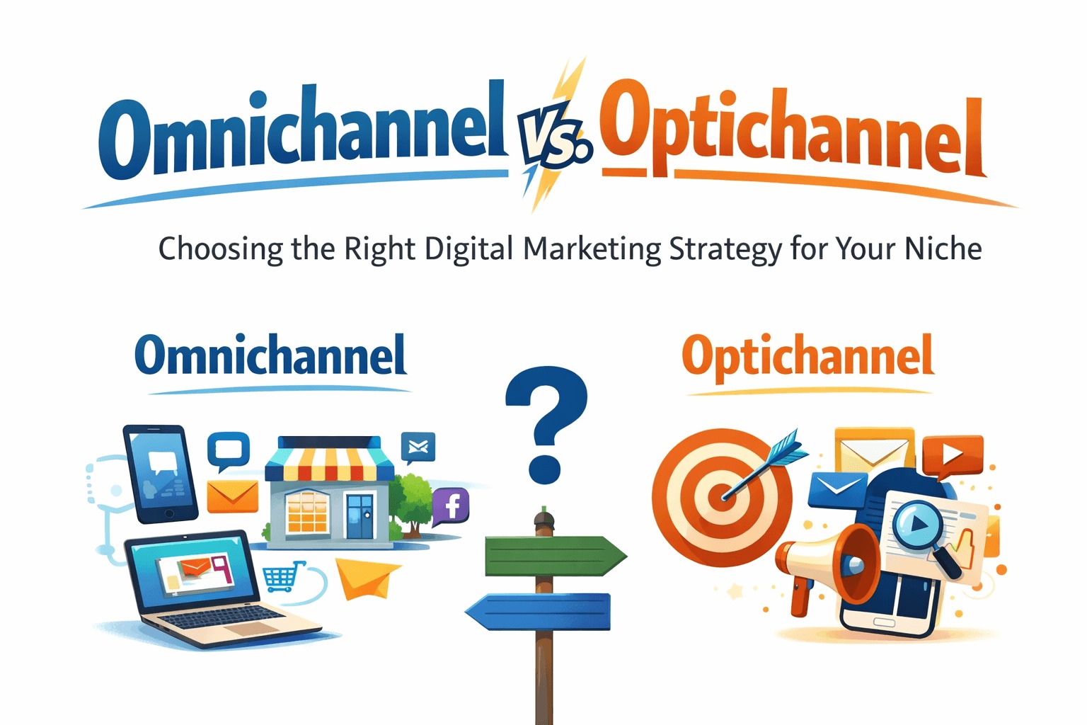 Omnichannel vs. Optichannel: Choosing the Right Digital Marketing Strategy for Your Niche