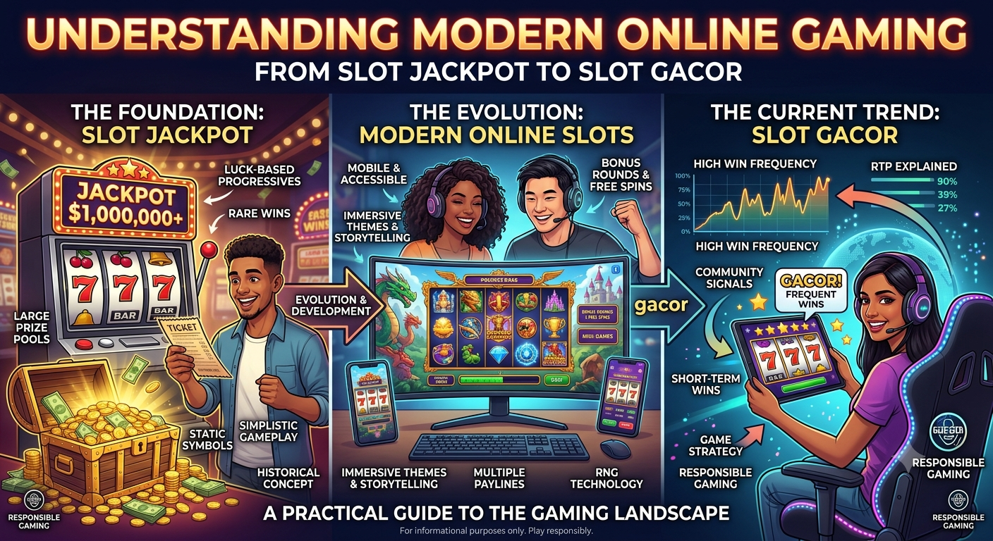 Understanding Modern Online Gaming: From slot jackpot to slot gacor