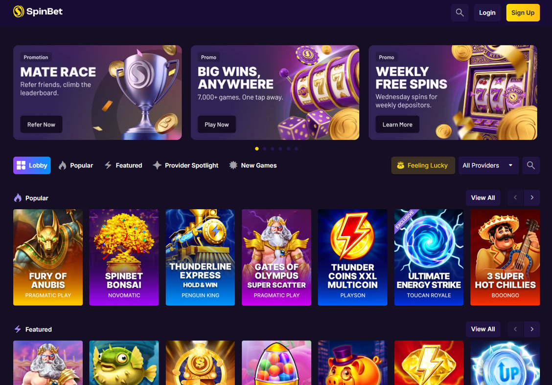 Inside SpinBet’s Mobile Casino Online and Its 5,000-Game Lobby
